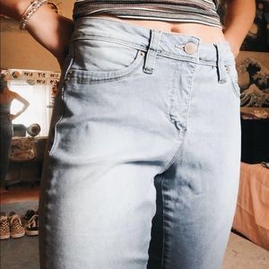 Light blue skinny jeans